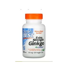Doctor's Best Extra Force Ginkgo, 120 mg, 120 Gélules végétales