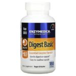 enzymedica Digest Basic, formule d’enzyme essentielle, 180 capsules