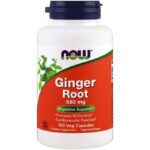 Now Foods Gingembre Racine 550 mg 100 Gélules Végétales
