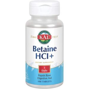 Kal Bétaïne HCl+, 100 Comprimés - Soutien Digestif Optimisé