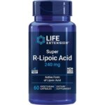 Life Extension Super acide R-Lipoïque, 240 mg, 60 capsules végétariennes