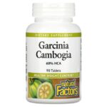 Natural Factors Garcinia Cambodge, 750 mg, 90 comprimés