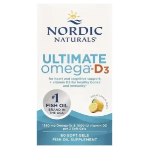 Nordic Naturals Omega-D3 Citron 60 Softgels