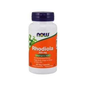 Now Foods Rhodiola 500 mg, 60 Capsules Végétariennes
