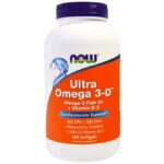 Now Foods Ultra Omega-3D, 500 EPA/250 DHA, 180 capsules