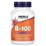 Now Foods Vitamine B-100 Complex 100 Capsules