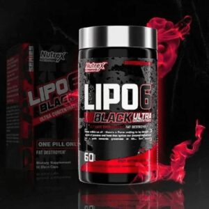 Nutrex Research LIPO-6 Black, Ultraconcentré, 60 capsules noires