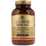 Solgar L-lysine, 1000 mg, 100 compr.