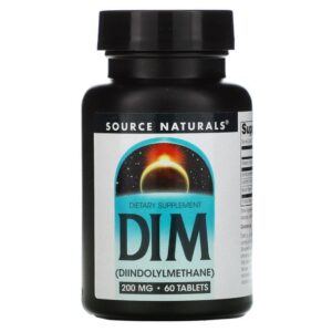 Source Naturals DIM 200 mg, 60 Tablets