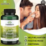 Swanson Millepertuis à spectre complet, 375 mg, 120 capsules